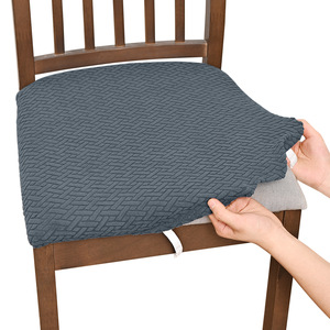 Màu Rắn Hiện Đại Đơn Giản Ghế Slipcovers Có Thể Giặt Đàn Hồi Phổ Phù Hợp Polyester/Spandex Phòng Ăn Khách Sạn Ghế Bao Gồm - Product Image 5