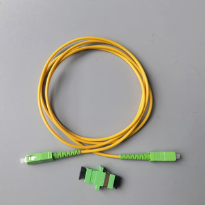 Câble de raccordement à <span class=keywords><strong>fibre</strong></span> <span class=keywords><strong>optique</strong></span> 10 pièces 1,5/2/3M/5M/10M/<span class=keywords><strong>15M</strong></span>/20M/30M/40M SC/APC-SC/APC Monomode Câble d'extension FTTH Adaptateur gratuit - Product Image 1