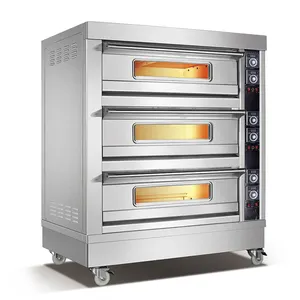 定制面包店披萨烤箱蛋糕烤箱面包店商用甲板面包烘焙烤箱