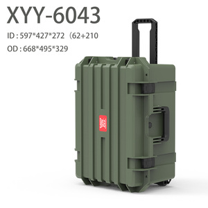 Shockproof Outdoor Photography Equipment <strong>Trolley</strong> Case, Precision Instrument Multifunctional Safety protection Toolbox, Black - Product Image 2