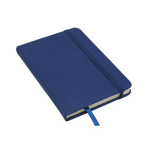 Ensemble de carnets en cuir à couverture rigide, neufs, durables, avec options de couleurs personnalisées, fermeture élastique, A5, 80 pages, écologiques, logo personnalisé pour - Product Image 4