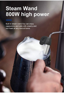 <span class=keywords><strong>Cafetera</strong></span> Eléctrica Semiautomática de Acero Inoxidable de Alta Calidad Italiana de 15 Bares, 850W, 6 Tazas, para Hogar y Auto - Product Image 4