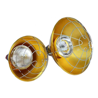 Lampe chauffante infrarouge 220W pour animaux, lampe infrarouge pour couveuse, poulets, porcs, animaux, lampe chauffante infrarouge