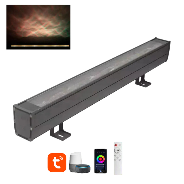 Tuya Smart 3d Dynamic Water Ripple Light Projector, DMX512 Control Optional