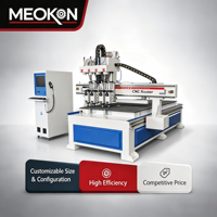 Machine de nesting CNC ATC 1325 de qualité supérieure avec service après-vente mondial pour ligne de production de meubles