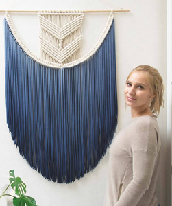 Artesanía, nuevo diseño, macramé, Boho, para colgar en la pared, arte de decoración del hogar - Product Image 1