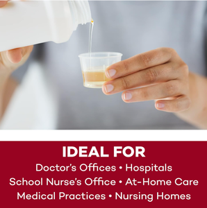 Tasses à mesurer de médicaments en plastique à mur unique 1oz graduées pour les cabinets de médecin, les hôpitaux pour infirmières et les soins à domicile - Product Image 5