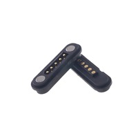 Harga Pabrik Konektor Pogo Pin Magnetik Berlapis Emas 2A Arus Tinggi Pitch 2.54MM 2-14 Pin Pria Wanita SUS304 Spring Smart