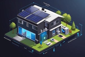 Système de générateur solaire hybride 7 kW prêt à l'emploi, double mode raccordé au réseau et autonome pour toute la maison - Product Image 4