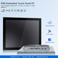 China alta calidad 19 pulgadas Panel Industrial PC 12th I3 I5 I7 Dispositivo de Control de operación inteligente táctil para equipos industriales
