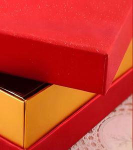 High Quality Custom Color Recyclable Corrugated Board Clothing Mooncake <b>Boxes</b> Artistic Printed <b>Folders</b> Ribbon Mid Autumn Gifting - Product Image 2