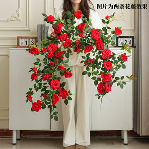 ดอกกุหลาบประดิษฐ์จากผ้าไหมสำหรับตกแต่งผนังบ้านและสวน - Product Image 2