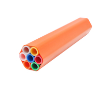 Installation directe de fibre de microconduit de faisceau de tubes enterrés de 16/12mm 7 manières utilisées pour le réseau FTTH