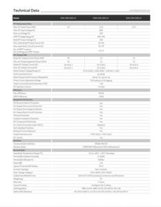 Deye SUN-10/12/15K-G05-LV Inversor de conexión a red trifásico 10-15kW Rango de potencia Salida de bajo voltaje Sistema doméstico - Product Image 5