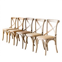 Chaise de salle à manger en chêne massif de style américain, design vintage français, sans accoudoirs, économique, pour la maison, mobilier chinois