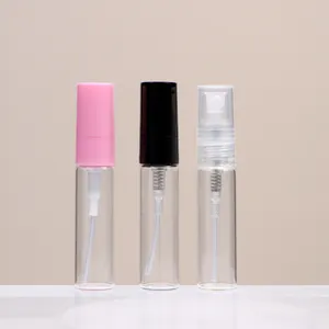 Wholesale Empty 4ml Perfume Crimp Glass Bottles Cosmetics Spray Bottle Sample Tester Vials