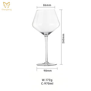 Copas de vino tinto y blanco hechas a mano de cristal de <span class=keywords><strong>32</strong></span> <span class=keywords><strong>Oz</strong></span> Verre A Vin Copa de vino tinto para hotel y restaurantes - Product Image 6
