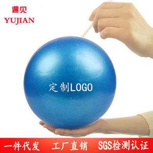 Pelota de Pilates Pequeña de 25 cm, Pelota de Fitness Engrosada, Pelota de Paja de Trigo para Niños, Pelota de Yoga de PVC, Pelota de Yoga para Moldear Glúteos - Product Image 3