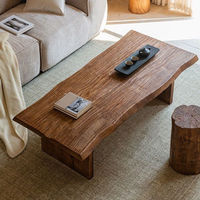 Table basse ronde moderne et portable pour salon avec rangement, étagère ouverte à 2 niveaux, meuble en bois pour chambre, bureau, appartement
