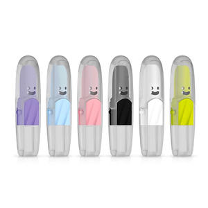 แท่งสูดดมแบบมีรูปหน้ายิ้มหลากสี หลอดสูดดมเปล่าสำหรับน้ำมันหอมระเหย พร้อมไส้สำลี แท่งสูดดมแบบเปล่า - Product Image 2