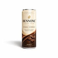 Private Label Espresso Iced Coffee Latte Energie Functionele Cafeïne Taurine Geblikte Drank OEM ODM Leverancier