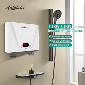 Anlabeier Innovador Calentador de Agua Eléctrico Instantáneo Ecológico sin Tanque para Debajo del Fregadero de Cocina y Ducha de Baño - Product Image 6
