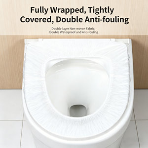 Coprisedili WC Monouso in Tessuto Non Tessuto Confezionati Singolarmente, Cuscini Igienici Monouso per WC per Campeggio <span class=keywords><strong>Esterno</strong></span> - Product Image 3