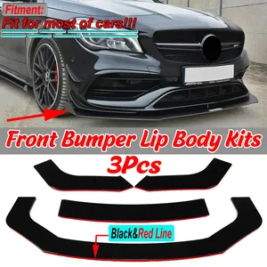 Kit de carrocería universal para parachoques delantero de coche, difusor, protector, W205, W204, W203, Clase C, W211, W212, W213, Clase E, para AMG, para GTR - Product Image 1