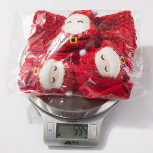 Gebreide Hoofdband En Sokken Baby Set Kerst Cartoon Kinderen Outfit Herfst En Winter Warme Baby Tweedelige Set - Product Image 3