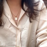 Collar con Colgante de Inicial K en Plata de Ley 925 Chapada en Oro de 18k, Joyería de Proveedor Chino de Alibaba Golden, para Mujer