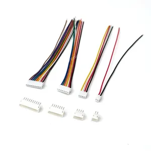 Mini micro ZH 1,5 2/3/4/5/6/7/8/9/10 pinos JST conector com 100mm comprimento fios cabos