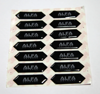 Autocollant dôme transparent personnalisé étiquette de logo 3D PU autocollants bombés en résine époxy