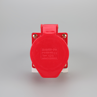 Prise industrielle étanche IP44 mâle/femelle, fiche électrique 380V 16A, 5 broches/5 conducteurs pour connexion électrique, nylon PA/PP