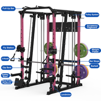 Zoshine Équipement de Gymnastique en Gros : Machine Smith Multifonction pour Exercices à Domicile, Appareil d'Entraînement Complet pour le Fitness