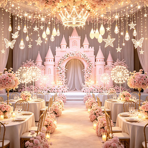 <span class=keywords><strong>Lustre</strong></span> LED en acrylique de style américain avec installation sans perçage pour la décoration de mariages, hôtels et fêtes de fiançailles - Product Image 4