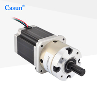 Untuk Motor Stepper Hybrid Nema 23 1.8 Derajat 2 Fase Rasio 10:1 dengan Gearhead Planetary Presisi dan Reducer, 3.36V Torsi 2000mN.m