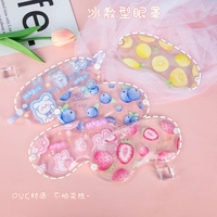 Masque pour les yeux Ice Cartoon petit fruit frais ombre gros compresse froide glace bâton pour les yeux gel sommeil glace masque pour les yeux