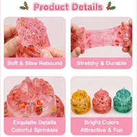 Jouet Squishy Gâteau de Maltose à Montée Lente, Doux et Sensoriel, Anti-Stress Nouveauté, Cadeau pour Enfants, Vente en Gros