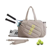 Sac de sport pour femme en nylon durable, sac de sport isotherme portable avec design lavable
