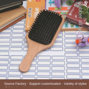 Electric <strong>Ladies</strong> Hair <strong>Comb</strong> Factory Direct All-Wool Air Bag <strong>Comb</strong> with Air Cushion Massage Wood Handle Special Design for Home Use - Product Image 2