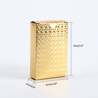 Jeu de cartes à jouer en plastique imperméable, jeu de cartes publicitaire, cartes de poker, design or diamant, marque Kingshows, 57x87mm