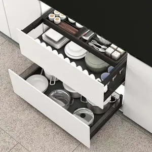 Cesta de fio personalizada, cestas de fio personalizadas para saída de gaveta para armário de cozinha, prateleira e louças