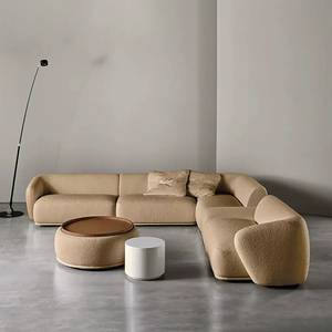 Hiện đại sang trọng Châu Âu thiết kế Modular <span class=keywords><strong>sofa</strong></span> <span class=keywords><strong>Set</strong></span> Chất lượng cao trong nhà vải nhung khung gỗ cho phòng khách biệt thự Mall - Product Image 5