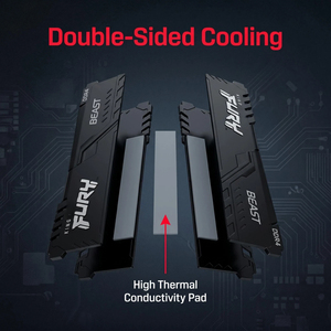 Chaleco Refrigerante para Memoria RAM <span class=keywords><strong>Hacker</strong></span> Kingston, Apto para Computadoras de Escritorio - Product Image 4