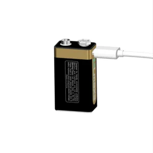 Tegangan konstan Usb 9 v baterai Li-ion isi ulang Usb 9 Volt 4500MWH baterai untuk dukungan Oem/odm