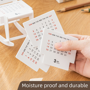 <span class=keywords><strong>2025</strong></span> Bàn Nhỏ Lịch bàn tự làm bằng gỗ ngựa hoạt hình hình dạng máy tính để bàn khối xây dựng đồ chơi Hiển thị lịch bàn sáng tạo - Product Image 5