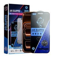 Film de protection en verre trempé anti-espion HD anti-poussière personnalisé 9H 2.5D 0.33mm pour iPhone 16 15 14 13 12 11