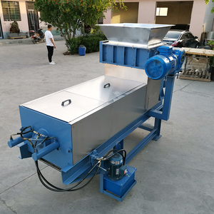 Machine de presse à vis de grains de distillateurs d'acier inoxydable/déchiqueteuse de déchets végétaux - Product Image 4