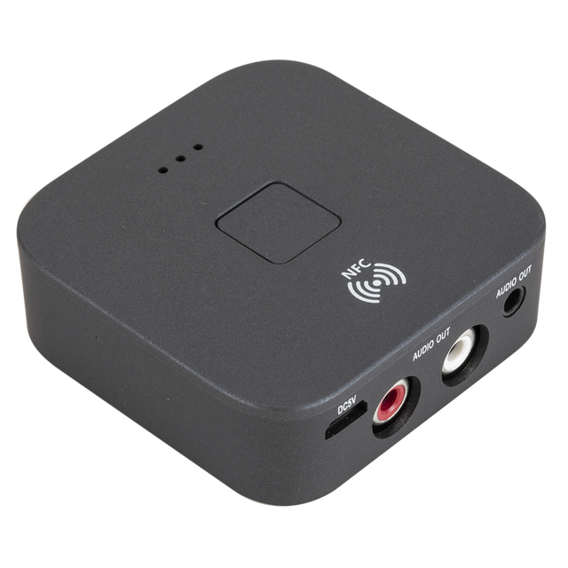Plug and Play USB Blueteeth 5.0 Audio Receiver Aux+2RCA Audio Interface Mobile Phone NFC Direct Connection