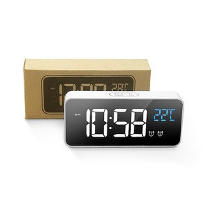 Diseño de Moda 2021 posponer el reloj digital con pantalla LED de temperatura reloj - Product Image 5